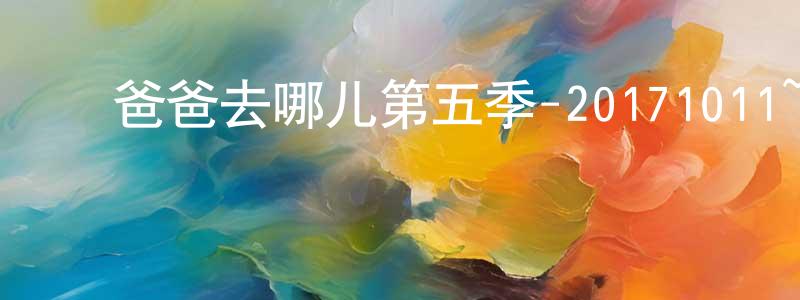 陈君梅的动漫综艺大全,爸爸去哪儿第五季-20171011~20171027迅雷下载_电影天堂